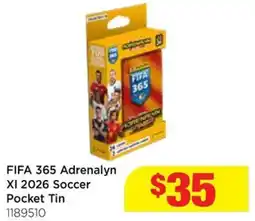 Mr Toys FIFA 365 Adrenalyn XI 2026 Soccer Pocket Tin offer