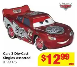 Mr Toys Cars 3 die-cast singles assorted offer