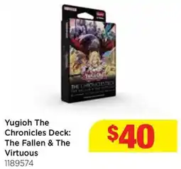 Mr Toys Yugioh the chronicles deck: the fallen & the virtuous offer