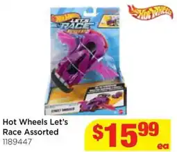 Mr Toys Hot wheels let's race assorted offer