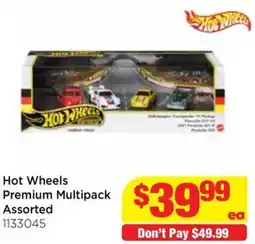 Mr Toys Hot wheels premium multipack assorted offer