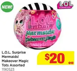 Mr Toys L.o.l. surprise merm makeover magic tots assorted offer