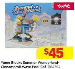 Mr Toys Yume blocks summer wunderland- cinnamoroll wave pool caf offer