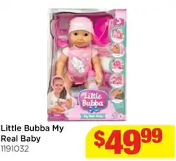 Mr Toys Little bubba my real baby offer