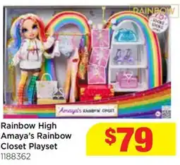 Mr Toys Rainbow High Amaya's Rainbow Closet Playset offer