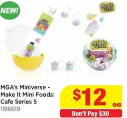 Mr Toys Mga's miniverse - make it mini foods: cafe series 5 offer