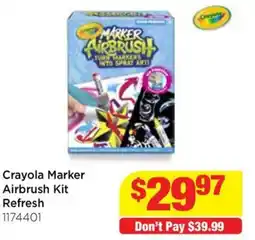 Mr Toys Crayola marker airbrush kit refresh offer