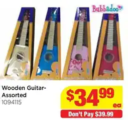 Mr Toys Wooden guitar- assorted offer