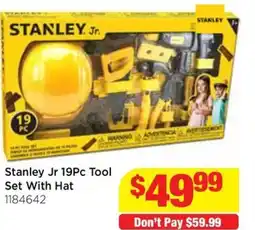 Mr Toys Stanley jr tool set with hat offer
