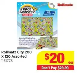 Mr Toys Rollmatz city 200 x 120 assorted offer
