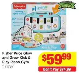 Mr Toys Fisher price glow and grow kick & play piano gym offer