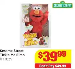 Mr Toys Sesame street tickle me elmo offer