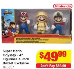 Mr Toys Super Mario Odyssey - Figurines 3-Pack Boxset Exclusive offer