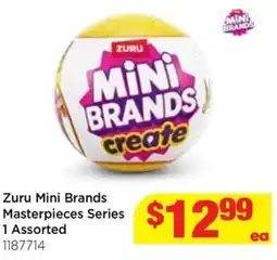 Mr Toys Zuru mini brands masterpieces series 1 assorted offer
