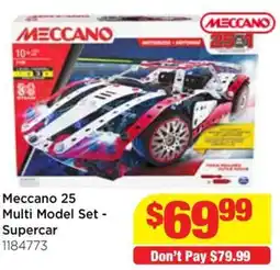 Mr Toys Meccano 25 multi model set - supercar offer