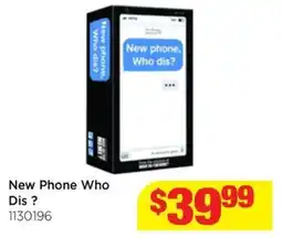 Mr Toys New phone who dis? offer