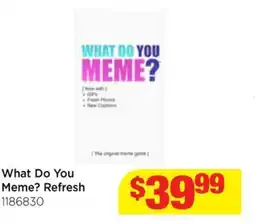 Mr Toys What do you meme? refresh offer