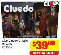 Mr Toys Clue cluedo classic refresh offer