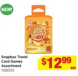 Mr Toys Snapbox travel card games assortment offer