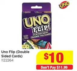 Mr Toys Uno flip (double sided cards) offer