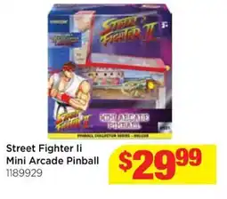 Mr Toys Street fighter li mini arcade pinball offer