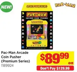 Mr Toys Pac-man arcade coin pusher offer