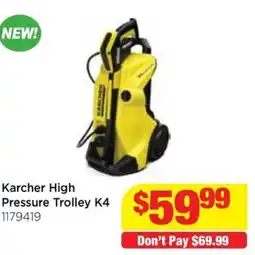 Mr Toys Karcher high pressure trolley k4 offer