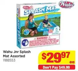 Mr Toys Wahu jnr splash mat assorted offer