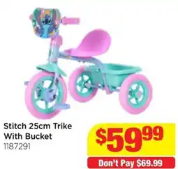 Mr Toys Stitch trike with bucket offer