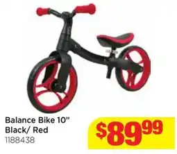 Mr Toys Balance bike 10" black/red offer