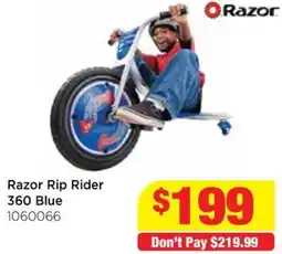 Mr Toys Razor rip rider 360 blue offer