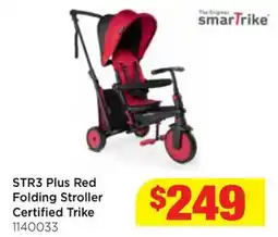 Mr Toys Str3 plus red folding stroller certified trike offer