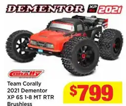 Mr Toys Team corally 2021 dementor xp 6s 1-8 mt rtr brushless offer