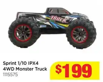 Mr Toys Sprint 1/10 ipx4 4wd monster truck offer