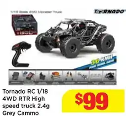 Mr Toys Tornado rc 1/18 4wd rtr high speed truck offer