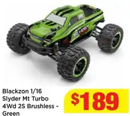 Mr Toys Blackzon 1/16 slyder mt turbo 4wd 2s brushless offer
