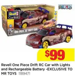 Mr Toys Revell one piece drift rc car with lights and rechargeable battery offer