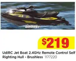 Mr Toys Udirc jet boat 2.4ghz remote control self righting hull offer