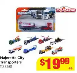 Mr Toys Majorette city transporters offer