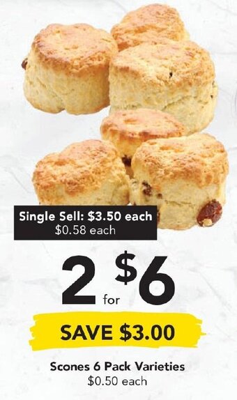 Drakes Scones 6 Pack Varieties offer