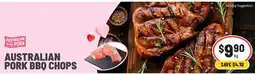IGA Australian pork bbq chops offer