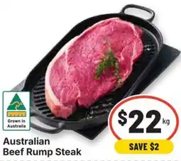 IGA Australian beef rump steak offer