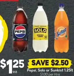 Drakes Pepsi, solo or sunkist offer