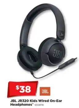 Joyce Mayne Jbl jr320 kids wired on-ear headphones offer