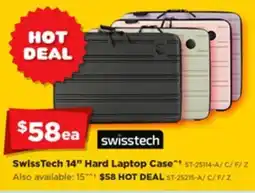 Joyce Mayne Swiss tech hard laptop case offer