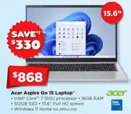 Joyce Mayne Acer aspire go 15 laptop offer