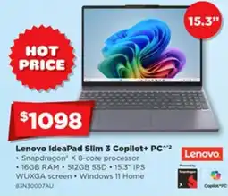 Joyce Mayne Lenovo ideapad slim 3 copilot pc offer