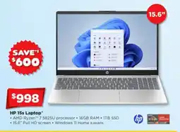Joyce Mayne Hp 15s laptop offer