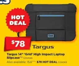 Joyce Mayne Targus grid high impact laptop slipcase offer