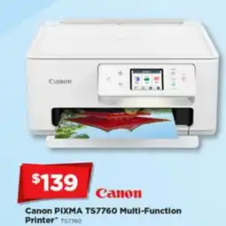 Joyce Mayne Canon pixma ts7760 multi-function printer offer
